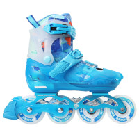 Patins à roulettes LED pour enfants Flying Eagle L8 Bleu