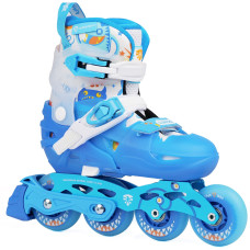 Rolki chłopięce LED Flying Eagle L6 Lumos niebieski 28-32
