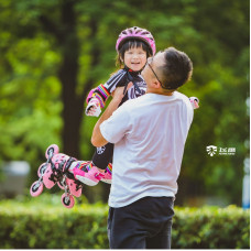 Tüdrukute rulluisud Flying Eagle S7 Speed, roosad