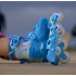 Pattini a rotelle LED per bambini Flying Eagle L8 Blu