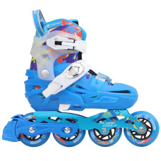 Rolki chłopięce Rolki Regulowane Flying Eagle S6C niebieski