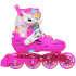 Rolki dla dziewczynki Rolki Regulowane Flying Eagle S5 pro różowe 28-32