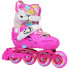 Rolki dla dziewczynki Rolki Regulowane Flying Eagle S5 pro różowe 28-32