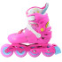 Rolki dla dziewczynki Rolki Regulowane Flying Eagle S6 pro różowe 28-32