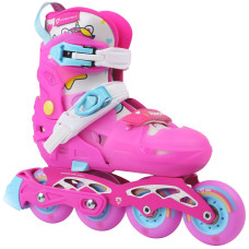 Rolki dla dziewczynki Flying Eagle S6 pro różowe 