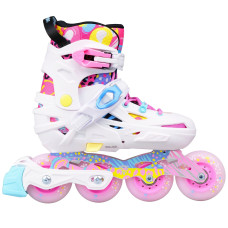 Rolki dla dziewczynki Rolki Regulowane Flying Eagle ND Nadia różowy 33-37