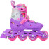 Rolki dla dziewczynki Rolki Regulowane Flying Eagle S3 fioletowy