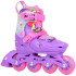 Rolki dla dziewczynki Rolki Regulowane Flying Eagle S3 fioletowy
