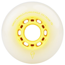 Kółka do Rolek Flying Eagle Ice Cream 80 mm/85A 4 szt żółte