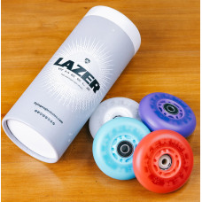 LED Kółka do Rolek FE Lazerwheelz 88A 4 szt czerwony