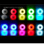 Ruote LED per pattini Flying Eagle Lazerwheelz Ultra Color-Shifting 80 mm/88A 4 pezzi